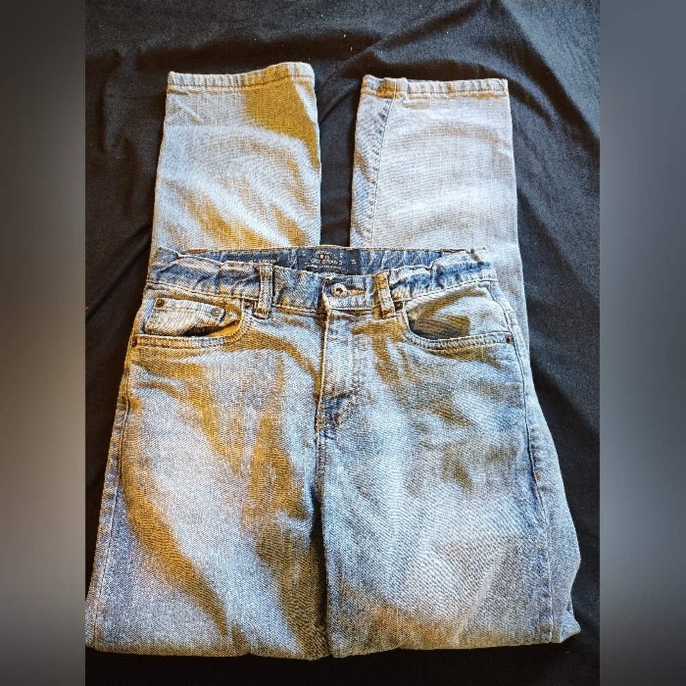 Girl's Lucky Classic Straight Jeans Size 14 Mid rise straight Leg Adjustable